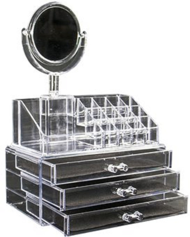 ZEVORA Cosmetic Organizer Makeup Storage Box Lipstick Holder